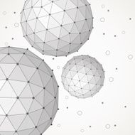 abstract line ball pattern background N3
