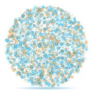 Research Circle Abstract Network Pattern