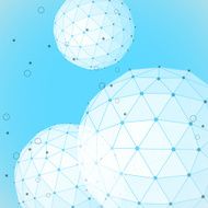 abstract line ball pattern background N7