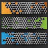 Hexagon Metal Banner