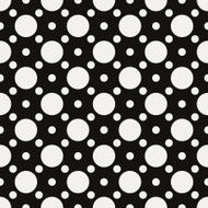 Seamless black paper with white dots N3