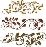 Oak ornament