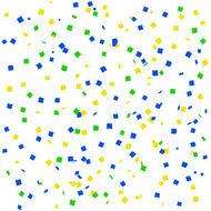 Flat Party confetti seamless pattern Vector N2