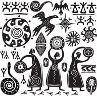 Elements for designing primitive art