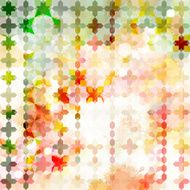 Green and pink defocused background