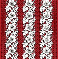 Island Hibiscus and Floral Red N2