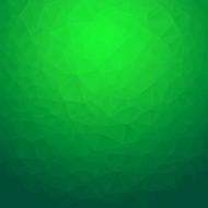Polygon abstract background green