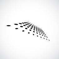 abstract black dots pattern background for design
