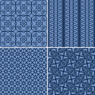 Four seamless patterns N9