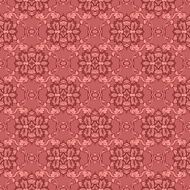 Red floral pattern N2