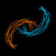 Abstract smoke background N3