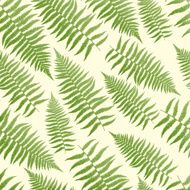 Seamless repeating fern pattern background