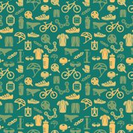 Bike seamless pattern