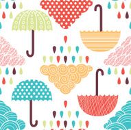 Rain seamless pattern N2