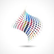 abstract color dots pattern icon N2