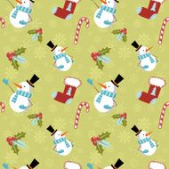 Seamless pattern with Christmas elements N12