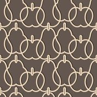 Lattice pattern with fruits