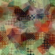 Abstract patchwork pattern