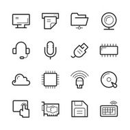 computer and website icons