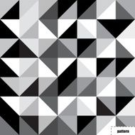 Black and white triangle pattern background texture N6