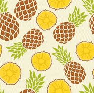 Seamless pattern with pineapples N13