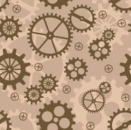 Abstract background with mechanism