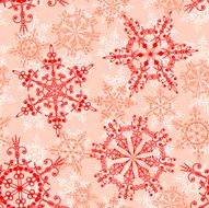 Seamless snowflakes pattern N6
