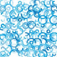Blue Sky Geometric Circle Background Pattern