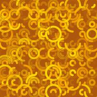 Safari Geometric Circle Background Pattern