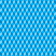 Blue 3D Cubes Abstract Seamless Background Vector