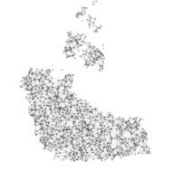 Northwest Territories Map Network Black And White