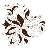 abstract floral composition