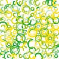Spring Geometric Circle Background Pattern