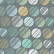 Seamless pattern with circle elements N5