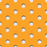 Polka dot colorful painted seamless pattern