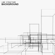 line structure background N7