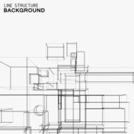 line structure background N9