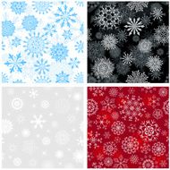 seamless snowflakes background N3