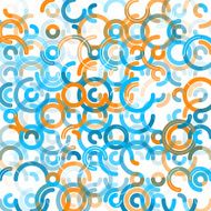 Research Geometric Circle Background Pattern