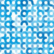 Blue Sky Geometric Circle Pattern Square