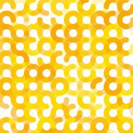 Sunshine Geometric Circle Pattern Square