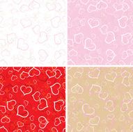 seamless hearts pattern N6