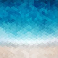 Abstract beach triangular pattern