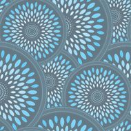 Contemporary Seamless Floral Wallpaper Pattern N2