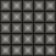 Seamless geometric design on black paper