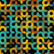 Soil Geometric Circle Pattern Square