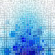 Vector blue mosaic background N7