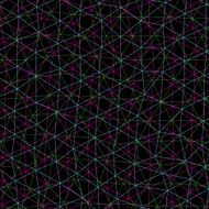 Seamless pattern looks like interweaving of the lines