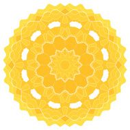 abstract orange floral pattern background N2