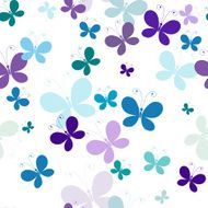 seamless pattern with butterflies N66